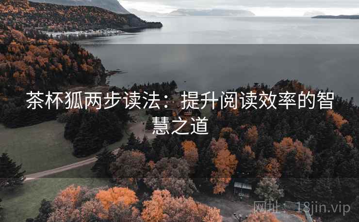 茶杯狐两步读法:提升阅读效率的智慧之道